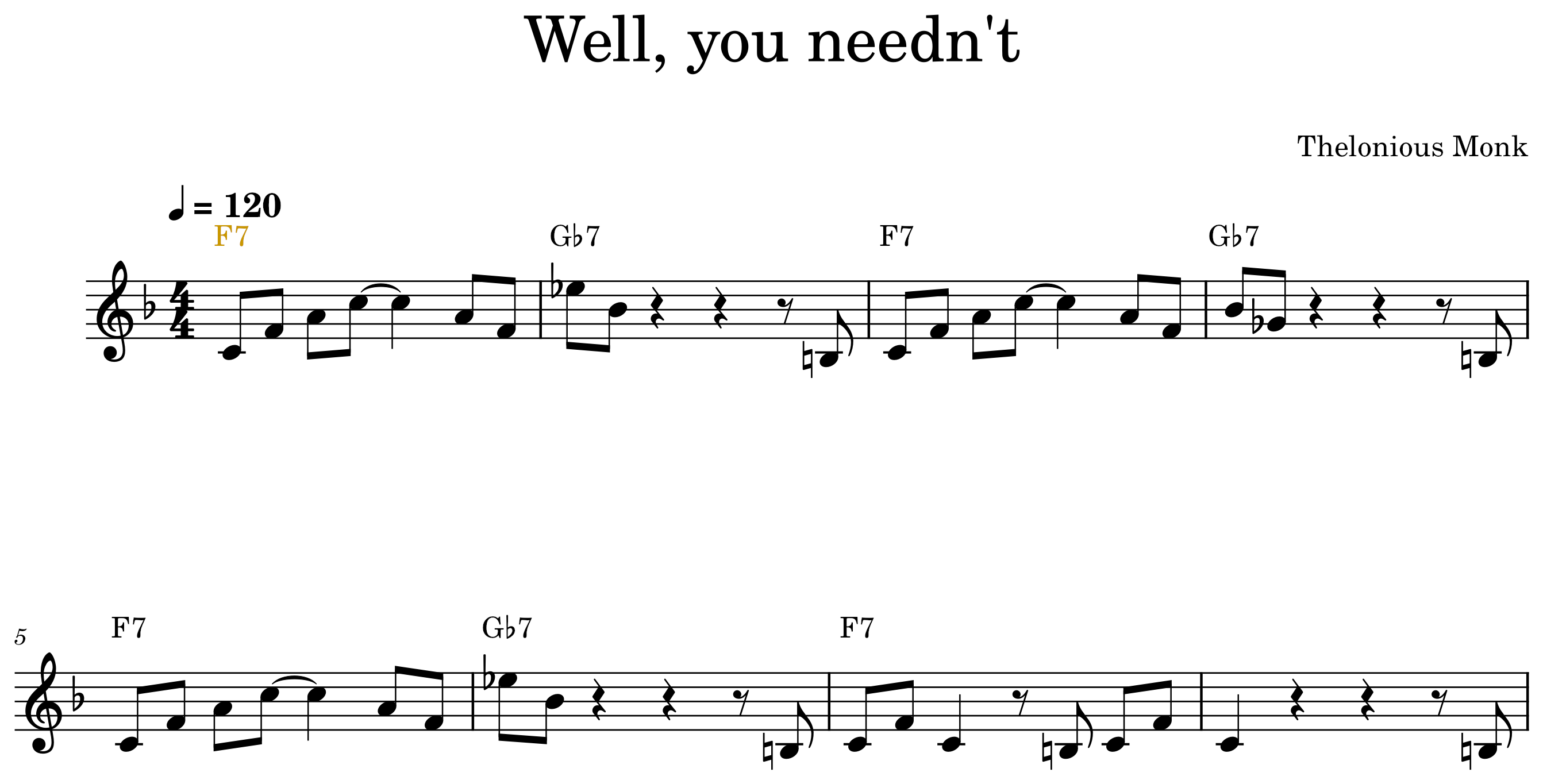 Modal interchange (major keys) — published harmony