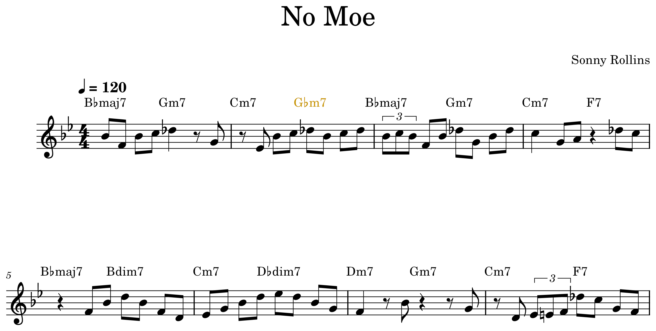 Related ii of the tritone sub — after the rule is applied